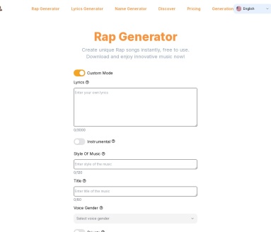 AI Rap Generator